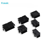 10Set Molex 3.0mmStraight /RightAngle WaferDouble Row Connector Plug2*1/2/3/4/5/6/7/8/9/10/11/12P Male Female Housing Terminals