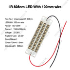 50W 100W IR Led Diode High Power Infrared 3535 Vcsel Laser Chip Beads 808nm 850nm 940nm 980nm 1064nm Lamp Light Sensor Monitorin