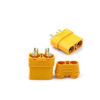 Amass XT90S-F plug XT90H high-current model aircraft gold-plated banana plug Amass lithium battery connector
