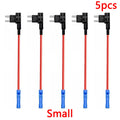 10/5pcs MINI SMALL MEDIUM Size Car Fuse Holder Add-a-circuit TAP Adapter Micro Mini Standard ATM Blade Fuse for Cars Vans