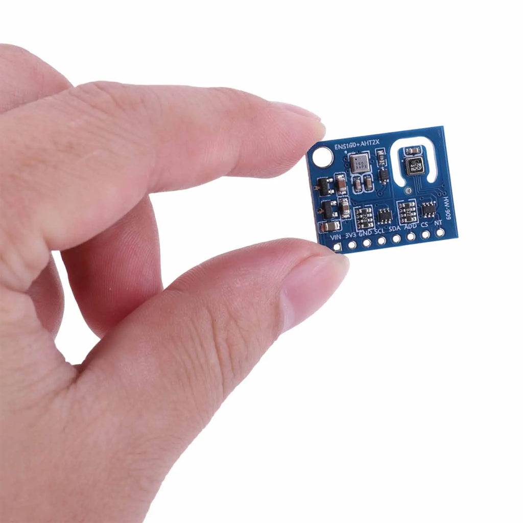 ENS160+AHT21 Air Quality and Temperature Humidity Sensor Carbon Dioxide CO2 ECO2 TVOC Gas Sensor Module High-Precision