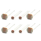 5PCS Photoresistor GL5506/5516/5528/5537/5539/5547/5549 LDR Light Detection Switch Sensor DIY