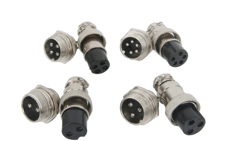 GX12 GX16 GX20 2/3/4/5/6/7/8/9/10 Pin Male Female Butting Wire Cable Circular Aviation Socket Plug Panel Connector Dropshipping