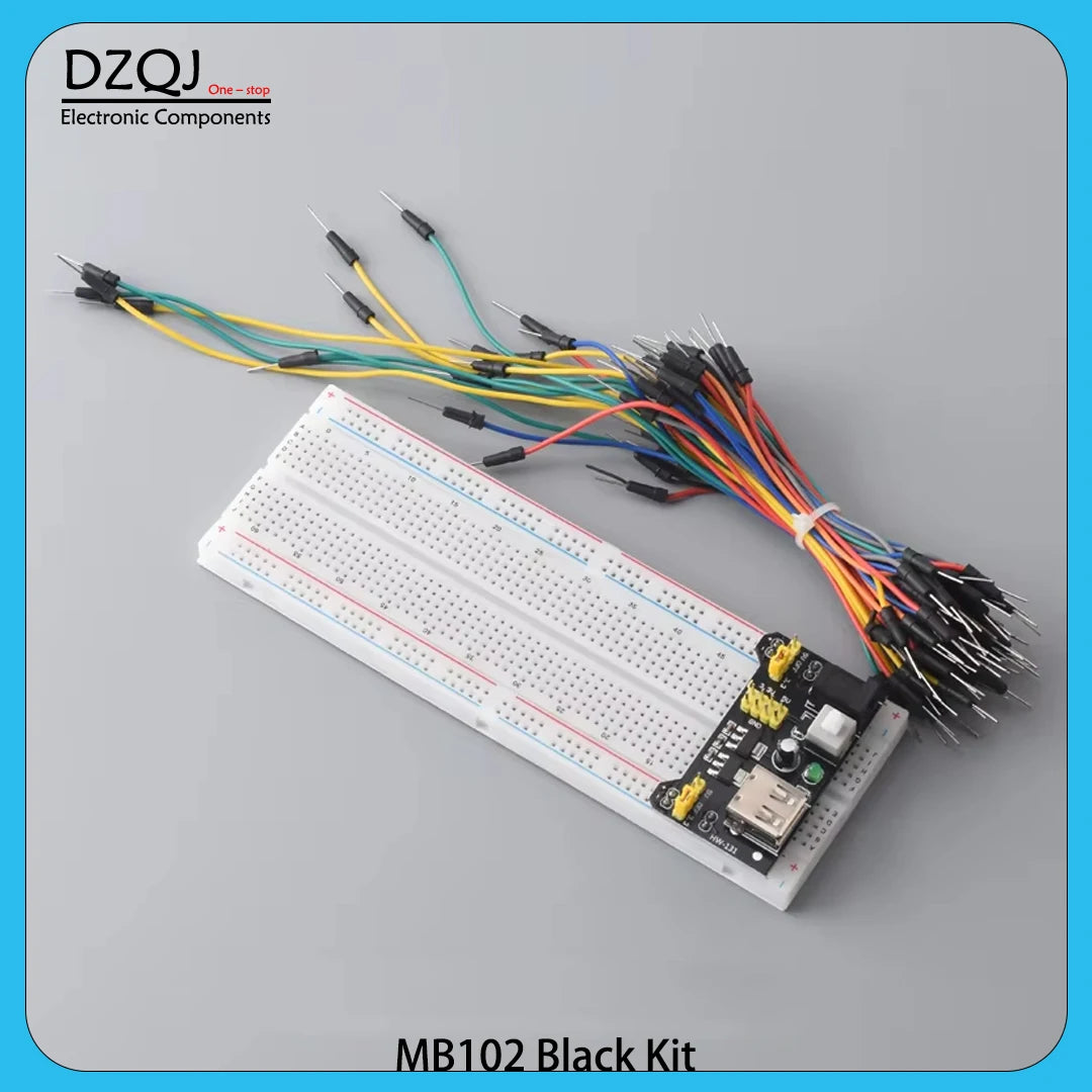 Solderless Breadboard 830 400 Point MB-102 SYB-170 Prototype Board Dupont Wire Jumper Kit for Arduino DIY Electronics