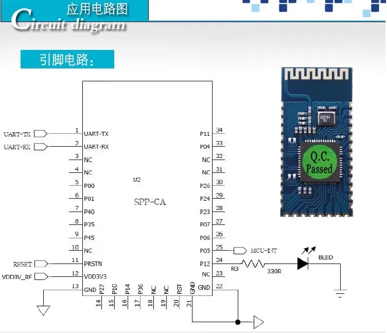 JDY-31 SPP-C For Bluetooth serial pass-through module wireless serial communication from machine Wireless JDY-31 Replace HC-05