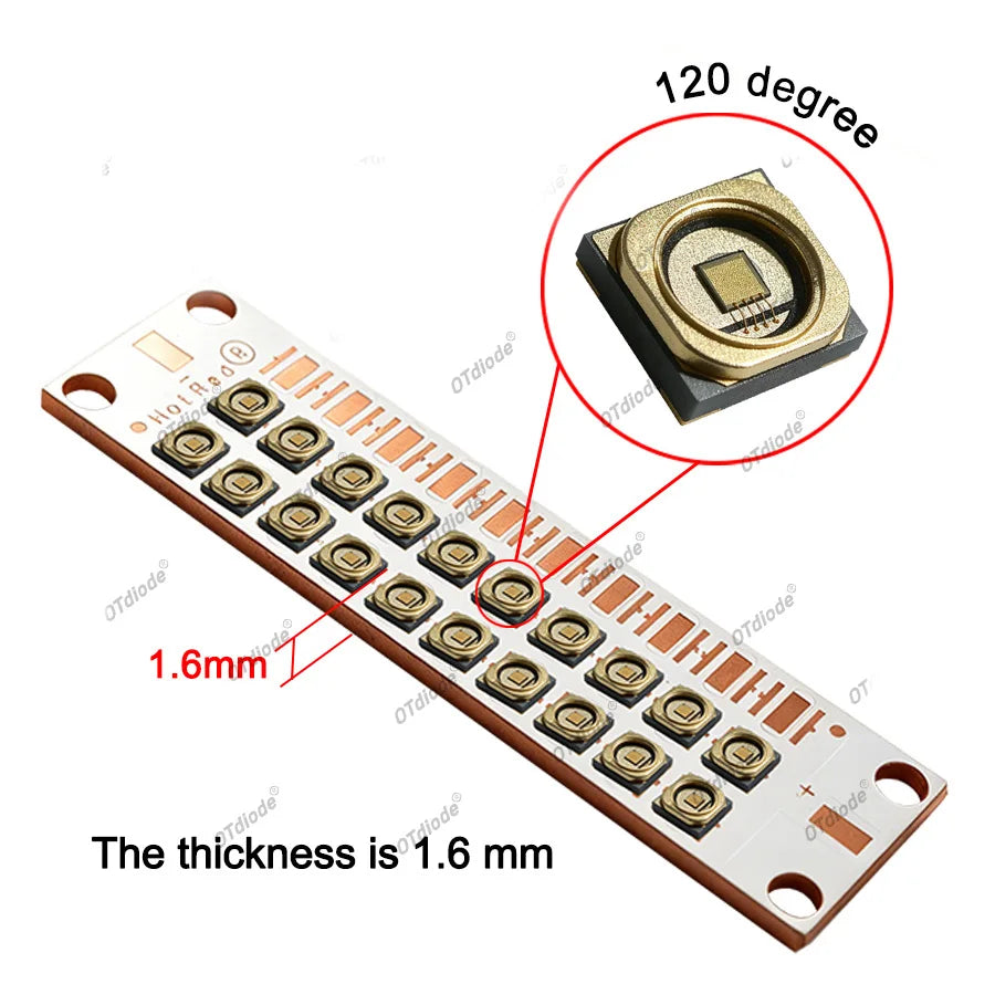 3535 Vcsel Laser High Power LED Chip IR Infrared 10W 20W 30W 50W 60W 80W 100W 850nm 940Nm 808nm 980nm 1064nm Sensing Monitoring