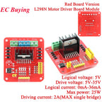 L298P L298 Motor Shield Stepper DC Motor Driver Board Expansion Module 2A Dual Full Bridge H-Bridge 2 Way For Arduino R3 L298N