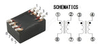 10PCS/Imported patch common mode inductor filter 4-wire 27UH 1A signal to eliminate noise common mode choke coil