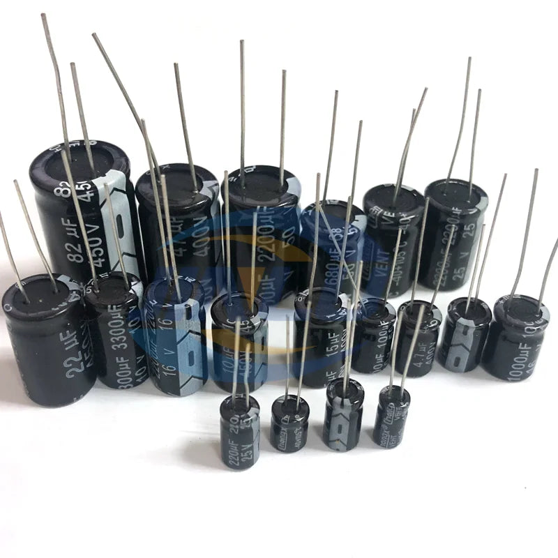 20pcs 16V470uf 8x12mm Aluminum Electrolytic Capacitor 470uf16v 16v 470uf 16wv 470mf 16vdc 470FD 16v470mf 470mf16v