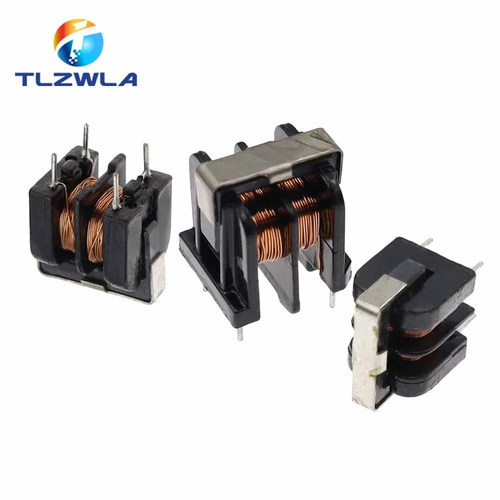 100PCS UU9.8 UF10.5 Common Mode Choke Inductor 10mH 20mH 30mH 40mH 50mH For Filter Pitch