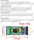 10pcs Free Shipping 10pcs/lot HC05 JY-MCU anti-reverse, integrated Bluetooth serial pass-through module, HC-05 master-slave 6pin