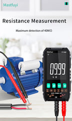 MASTFUYI Auto-Ranging Digital Multimeter High Precision 6000 Counts True RMS Tester Capacitance Ohm Hz Test Electrician Tools
