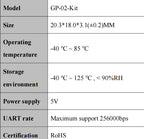 2Pcs/1pc GP-01 GP-02 Kit GPS+BDS Beidou Dual Mode Timing Satellite Positioning Navigation Module BG02-T Development Board