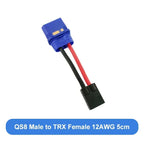 QS8S to XT90/60 TRX EC5 Anti-ignition Plug Male Female Model Aircraft Adapter Cable for Plant Protection Machine Lithium Battery