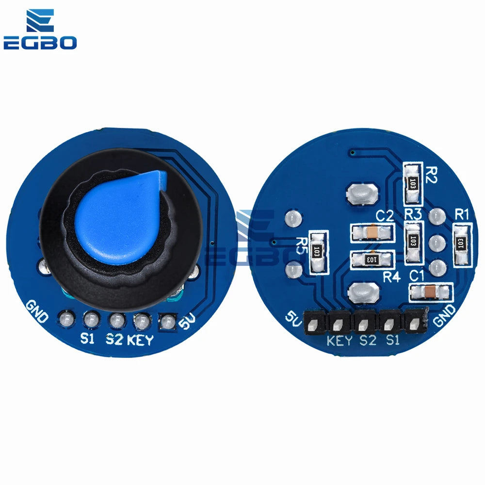 1~20PCS EGBO Rotary Encoder Module for Arduino Brick Sensor Development Round Audio Rotating Potentiometer Knob Cap EC11