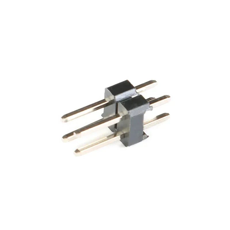 10pcs 2.54mm Double Row Male PCB Board Pin Header Connector Strip Pin Header 2 * 2/3/4/6/8/10/12/15/20/40P For Arduino