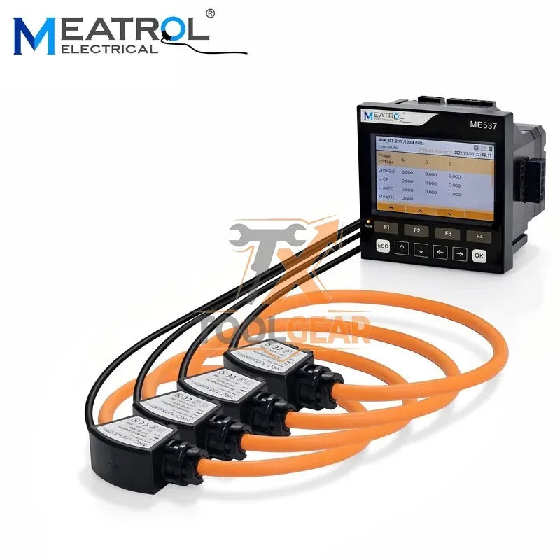 2026hotsale* Ethernet Modbus TCP Three Phase Power Quality ME537 32GB Data Logger Rogowski Coil Electric Energy