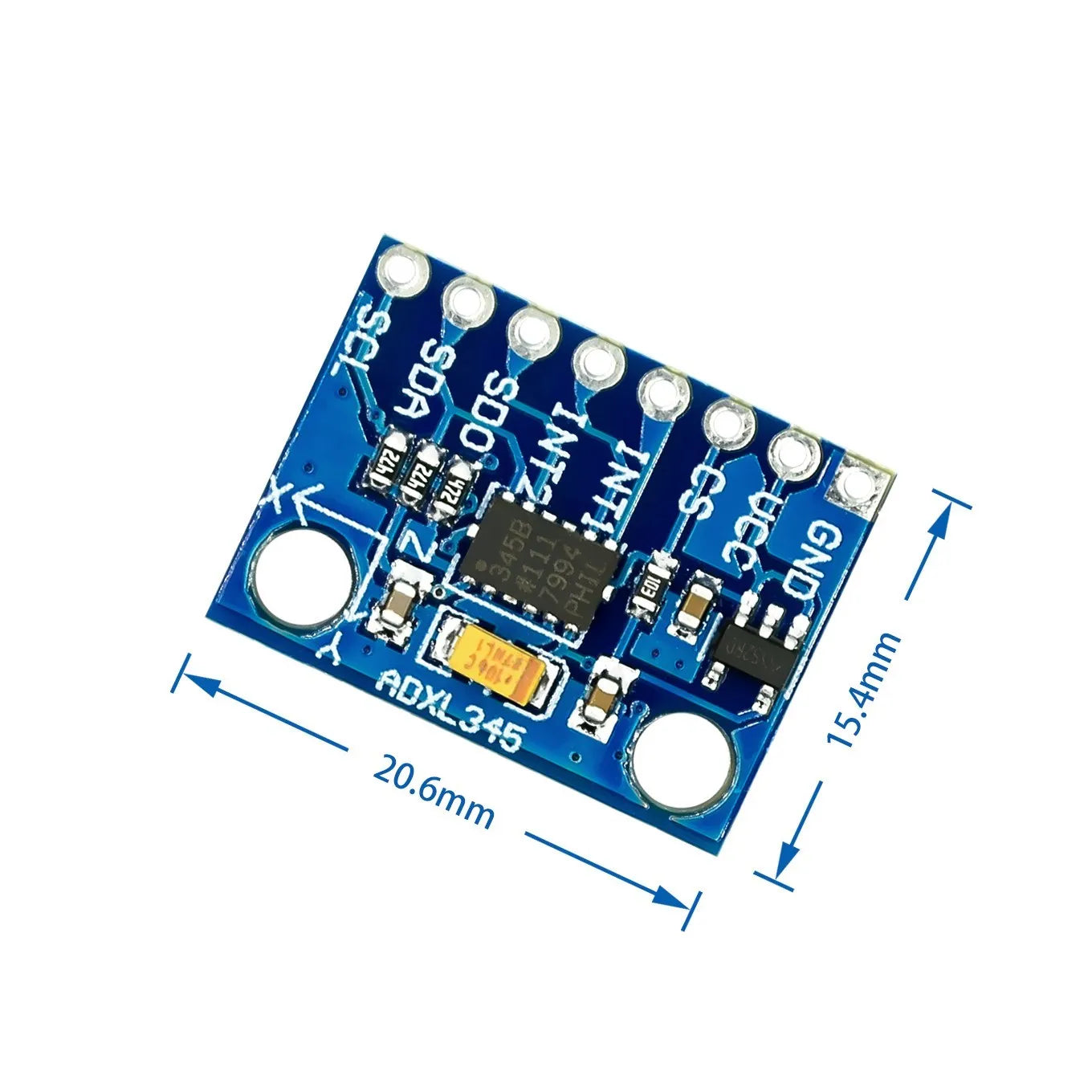 1PCS GY-291 ADXL345 3-Axis Digital Acceleration of Gravity Tilt Module AVR ARM MCU Ar
