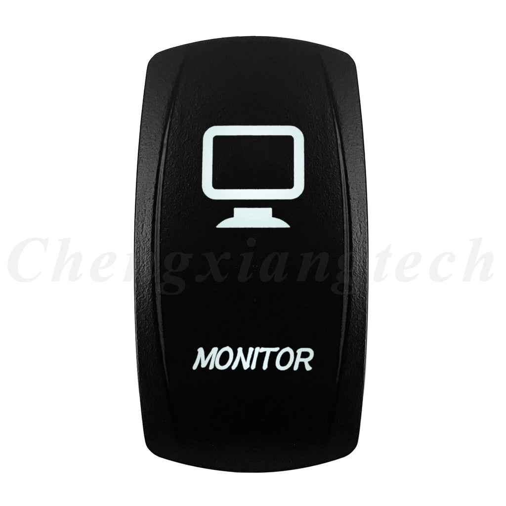 Marine 12V 24V White Led On Off Rocker Switch 5Pin SPST Momentary Switch DPDT ON OFF ON 3-Way for Car Boat Carling 4X4 Narva