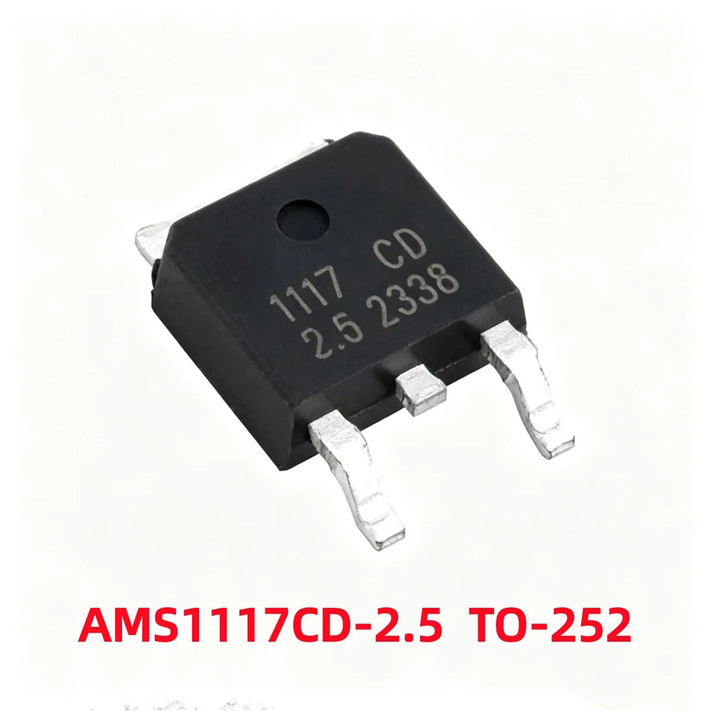 50/100Pcs AMS1117-1.2V 1.5V 1.8V 2.5V 3.3V ADJ SOT-223 SOT-89 AMS1117CD-5.0 TO-252 Adjustable/Fixed Low Dropout Linear Regulator