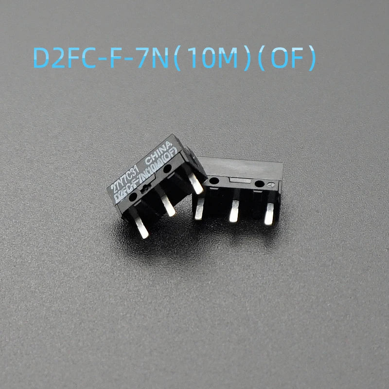 2pcs Original Mouse Micro Switch D2FC-F-7N 10M 20M OF For OMRON 60MN D2FC-F-K 50m D2FC-FL-NH D2F-F D2F-01FL D2F-01F-T D2F-F-3-7