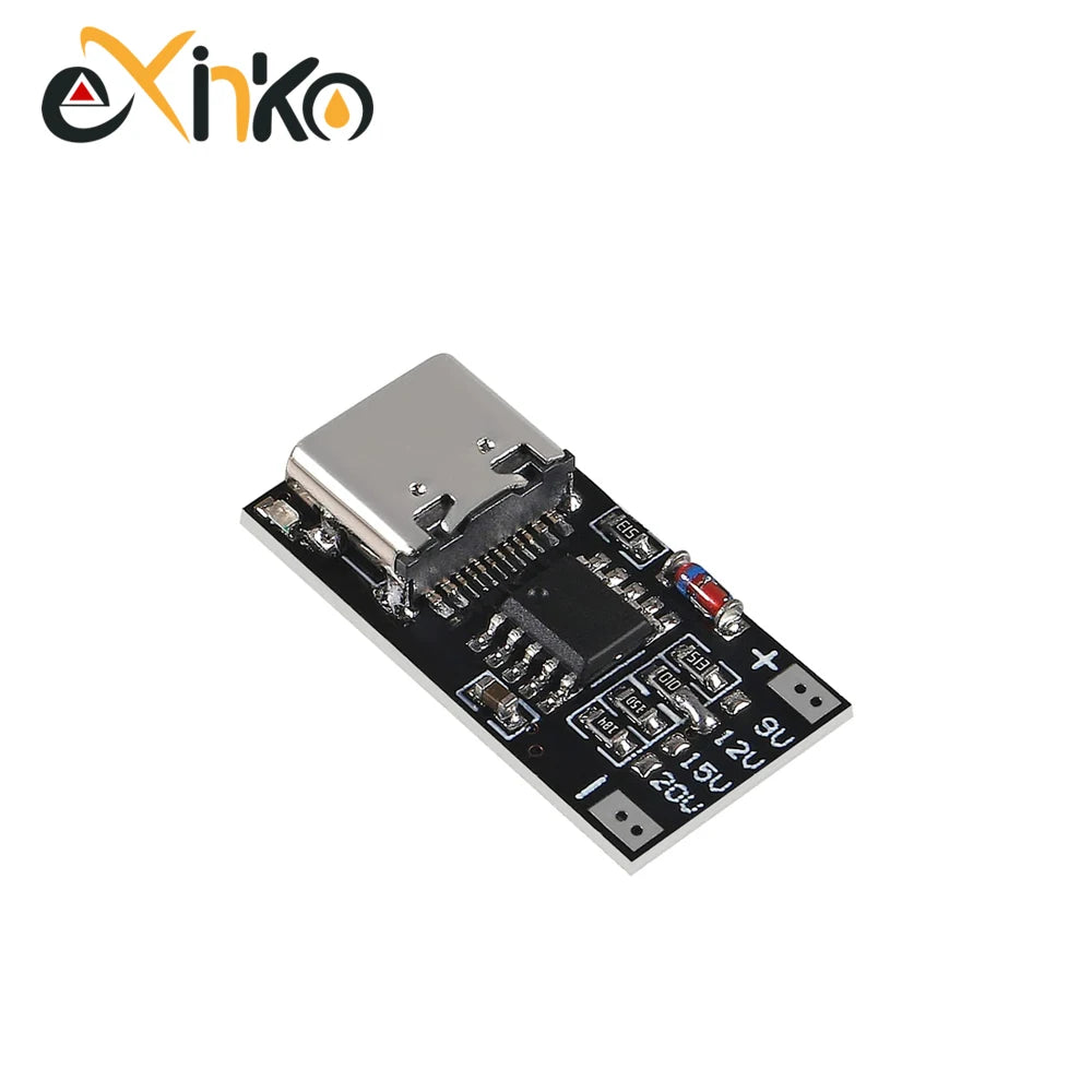 1-10pcs Type C PD2.0 PD3.0 Fast Charge Trigger Polling Detector USB Boost Power Supply Change Module Charger Board