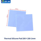 Thermal Pad Silicone Sheet with Adhesive Backing, Silicone Grease, CPU GPU Memory Cooling, Laptop GPU North‑South Bridge Heat Di