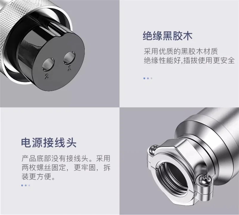 Aviation Plug Socket GX16 2 3 4 5 6 Pin Male Female Docking Aviator Circular Connector Industrial Grade Accessories Parts