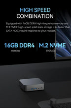 Windows 11 Pro Mini Pc Intel i9 10980HK i3 6100U Mini PC Computer 16GB 32GB RAM 1TB SSD Gaming PC Wifi 6 BT5.2 Mini PC Desktop