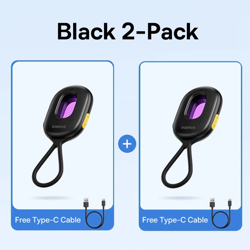 Baseus 2PCS Security Alarm Detector Upgrade Sound Protection Sensor for Door Window Camera Anti-theft Alarm Equipment Detector