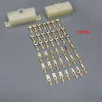 6.3MM 1/2/3/4/6/8/9/12/14/21 PIN Automotive Electrical Connector Cable Terminal Plug Kits Motorcycle For Ebike Car Terminal
