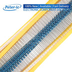 (50pcs) 1/2W Metal Film Resistors 1% 0.5W 470K 47R 560R 56R 6.2K 6.8K 680R Ohm Resistance
