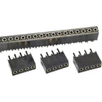 10PCS 2.54mm 1X40P Female Header Single Row Straight 0.1" Pitch 40 Pin 3.5mm 5mm 5.7mm 6.8H 7.1mm 8.5mm Plastic height optional