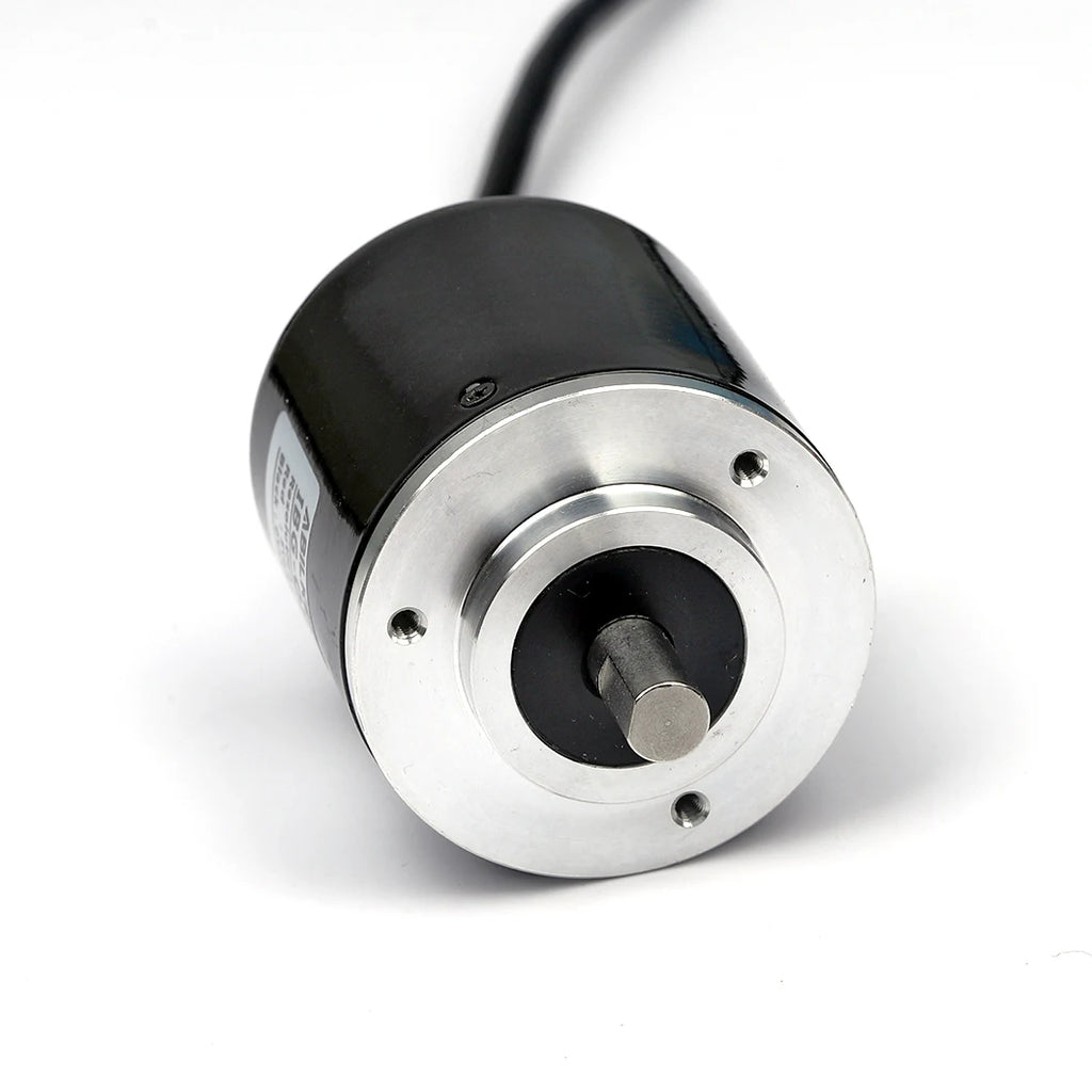 ABILKEEN 50mm Incremental Rotary Encoder Wtaer and Oil Proof 8MM Solid Shaft Magneto Electric Encoder E50S Encoder 100~5000 PPR