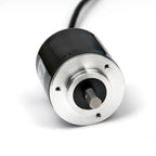 ABILKEEN 50mm Incremental Rotary Encoder Wtaer and Oil Proof 8MM Solid Shaft Magneto Electric Encoder E50S Encoder 100~5000 PPR