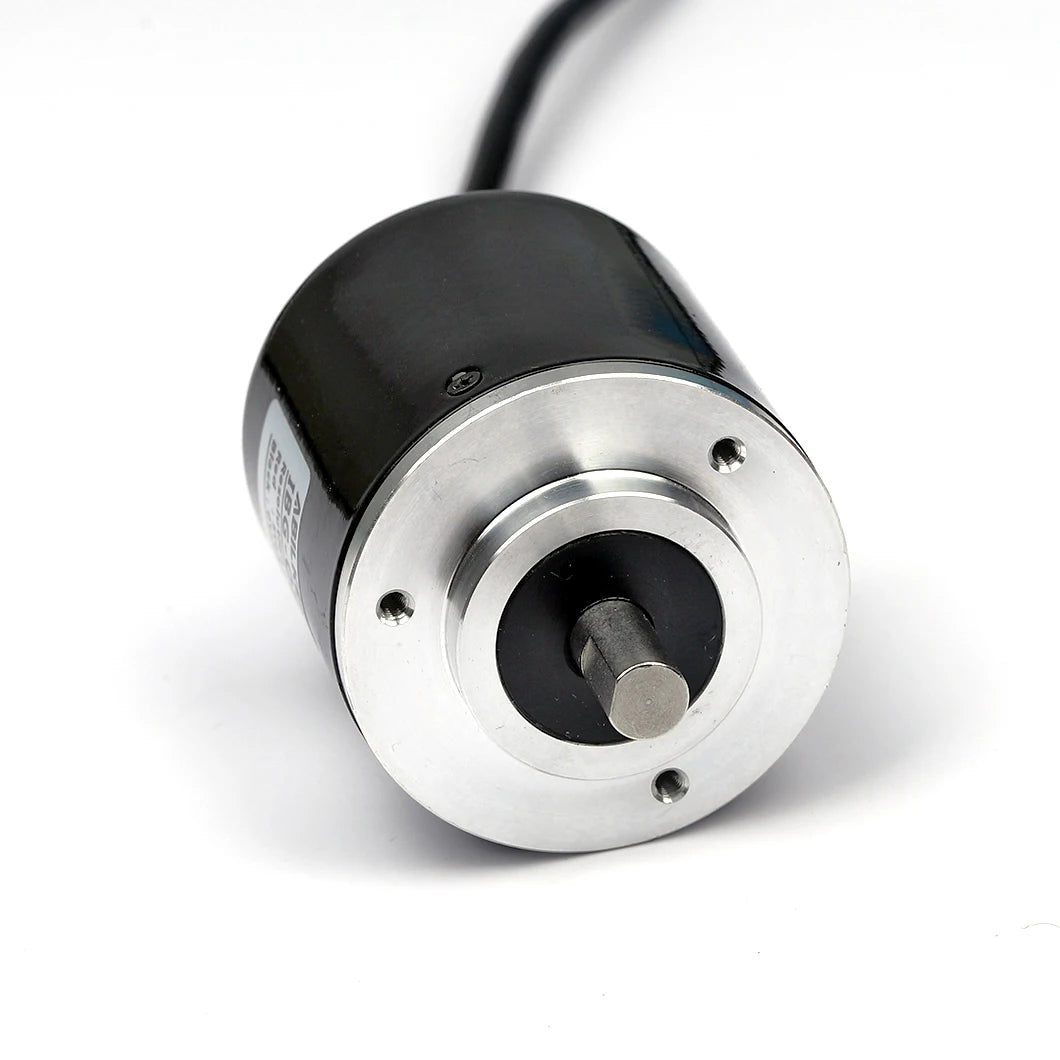 ABILKEEN 50mm Incremental Rotary Encoder Wtaer and Oil Proof 8MM Solid Shaft Magneto Electric Encoder E50S Encoder 100~5000 PPR