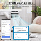 2026 New Tuya WiFi Humidity Temperature Sensor with External Probe Thermometer for Smart Home APP Monitoring for Refrigerator