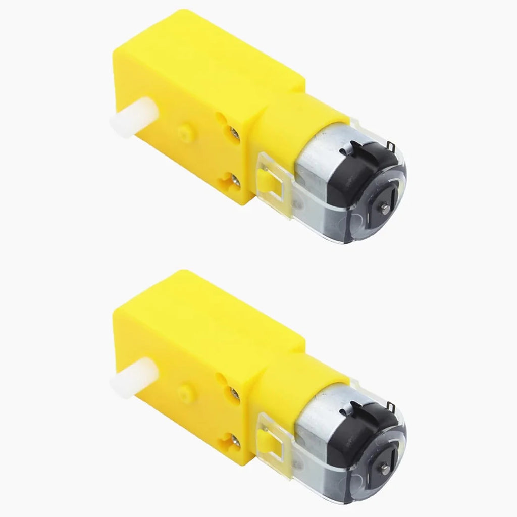 1/4Set TT Motor with Leads,DC 3-6V Gearbox Motor Dual Shaft Ratio 1:48 Motor with Tire Wheel Kit for Arduino DIY Smart Car Robot