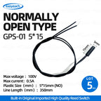 5pcs GPS-01 Reed switch 4x18mm 5x15/20/25mm 6x30/38mm NO/NC 6*38mmHP normally Open/closed Magnetron proximity Sensor GPS-01A /B