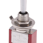 Toggle Switch 3Pin 3/2 Position Self-locking/Self-resetting ON OFF ON DPDT SPST DPST 5A 125VAC 2A 250VAC Latching Flat Handle