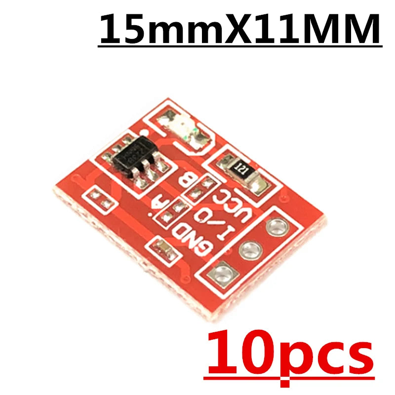 TTP223 Touch key module Capacitive touch switch 12V Dynamic latches Relay can be carried Digital touch sensor