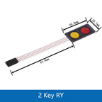 1 2 3 4 5 6 7 8 Key Button Membrane Switch Matrix Array Keyboard Keypad Control Panel Pad DIY Kit For Arduino Smart Car