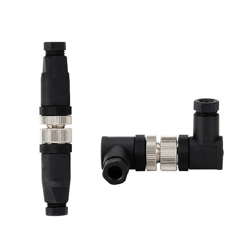New 1PCS Waterproof Plug Aviation Plug M12 Connector Male And Female Plug Pin Hole 4 5 8 12 Core  3/4/5 Pin  M12 Sensor Connecto