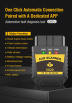 Support for Android /Window / IOS V020 ELM327 BLE Bluetooth 4.0 OBD-II Diagnostic Code Readers & Scan Tool for universal cars