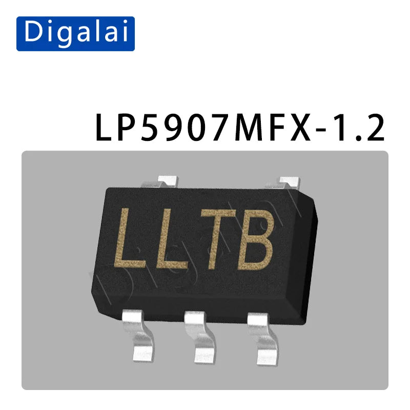 LP5907MFX-3.3 -3.0 -1.8 -1.5 -2.5 -2.8 -2.85 -4.5 -1.2 LDO Regulator SOT23-5 Digalai