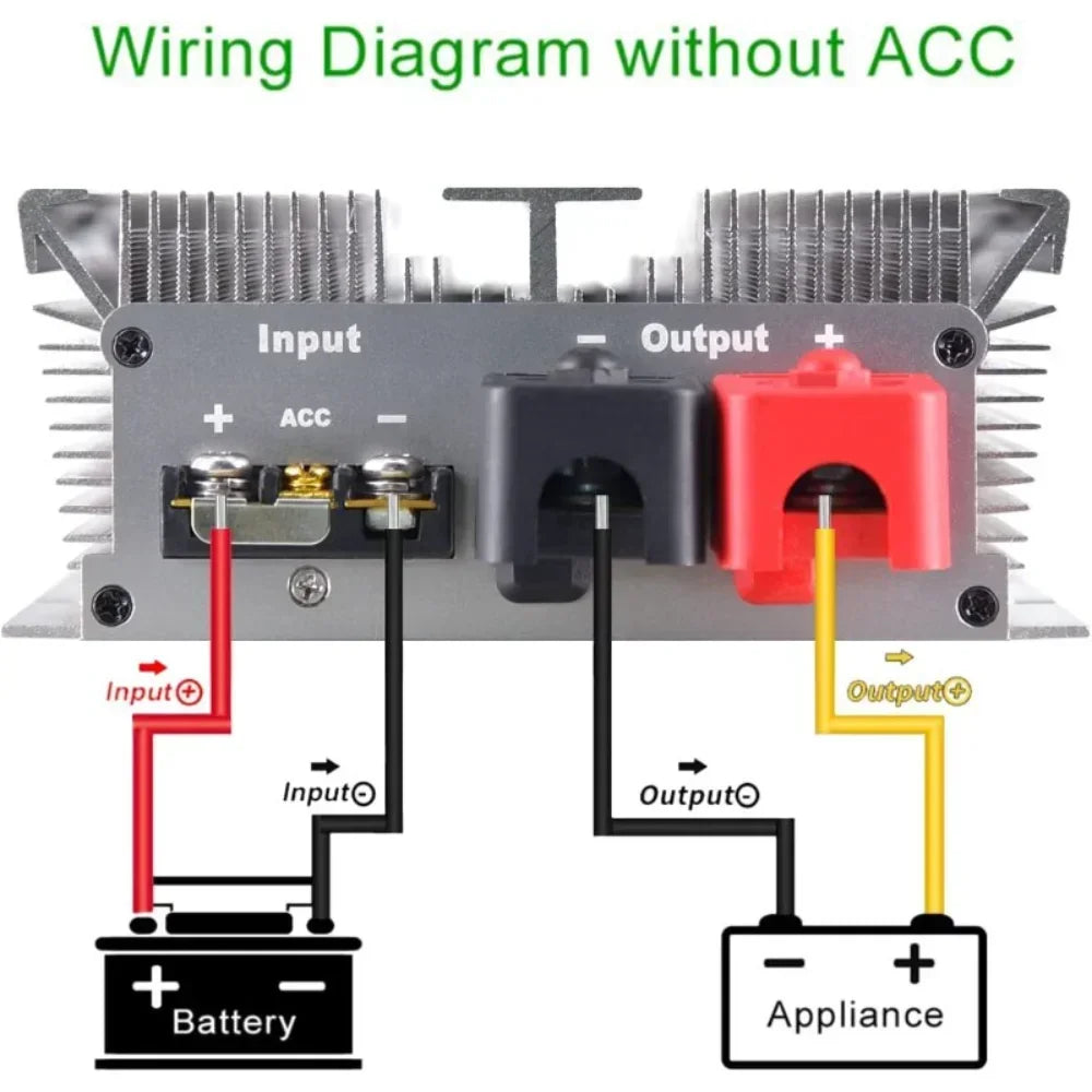 24 Volt to 12 Volt 24V to 12V 85A-300A Step Down Converter Voltage Regulator DC/DC Buck Transformer Power Supply CE Waterproof