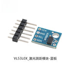 Original New 1pcs VL53L0X‑V2 TOF Laser Infrared Ranging Sensor Module Black/Purple/Blue Board Electronic Components for Arduino