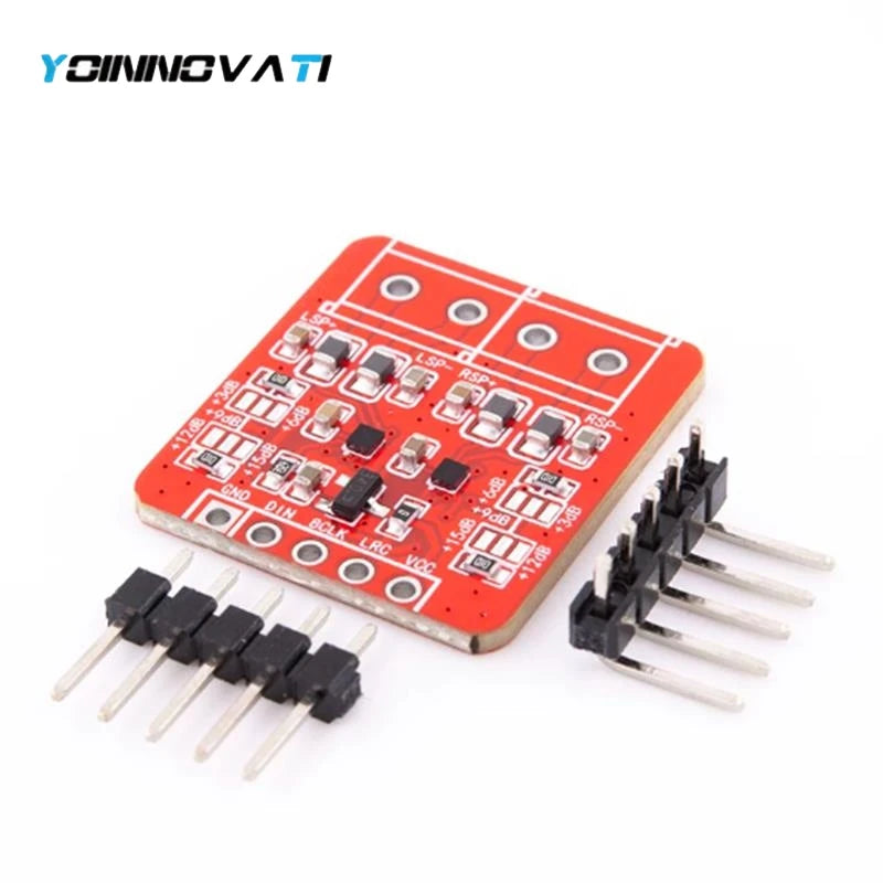 1PCS MAX98357A Stereo D Class Audio Amplifier Board PCM Input I2S Digital Audio Module with 8 Channel TDM Interface