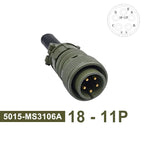18S-3 18S-10 18S-11 Circular Connector 5015 MIL STD Plug Socket Military Specification Connector MIL-C MS3102A MS3106A MS3108A