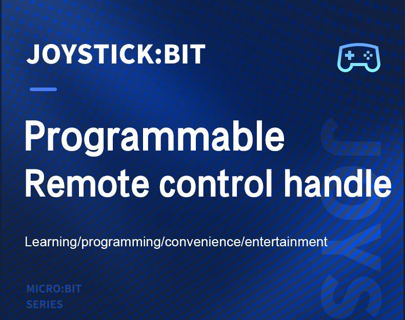 Basic Gamepad Microbit Joystick Handle With Button Rocker Can Control Micro:Bit Robot Car with Motor Buzzer for STEM